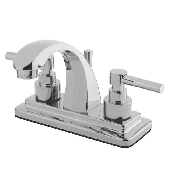 KS4641EL 4" Centerset Bathroom Faucet, Polished Chrome
